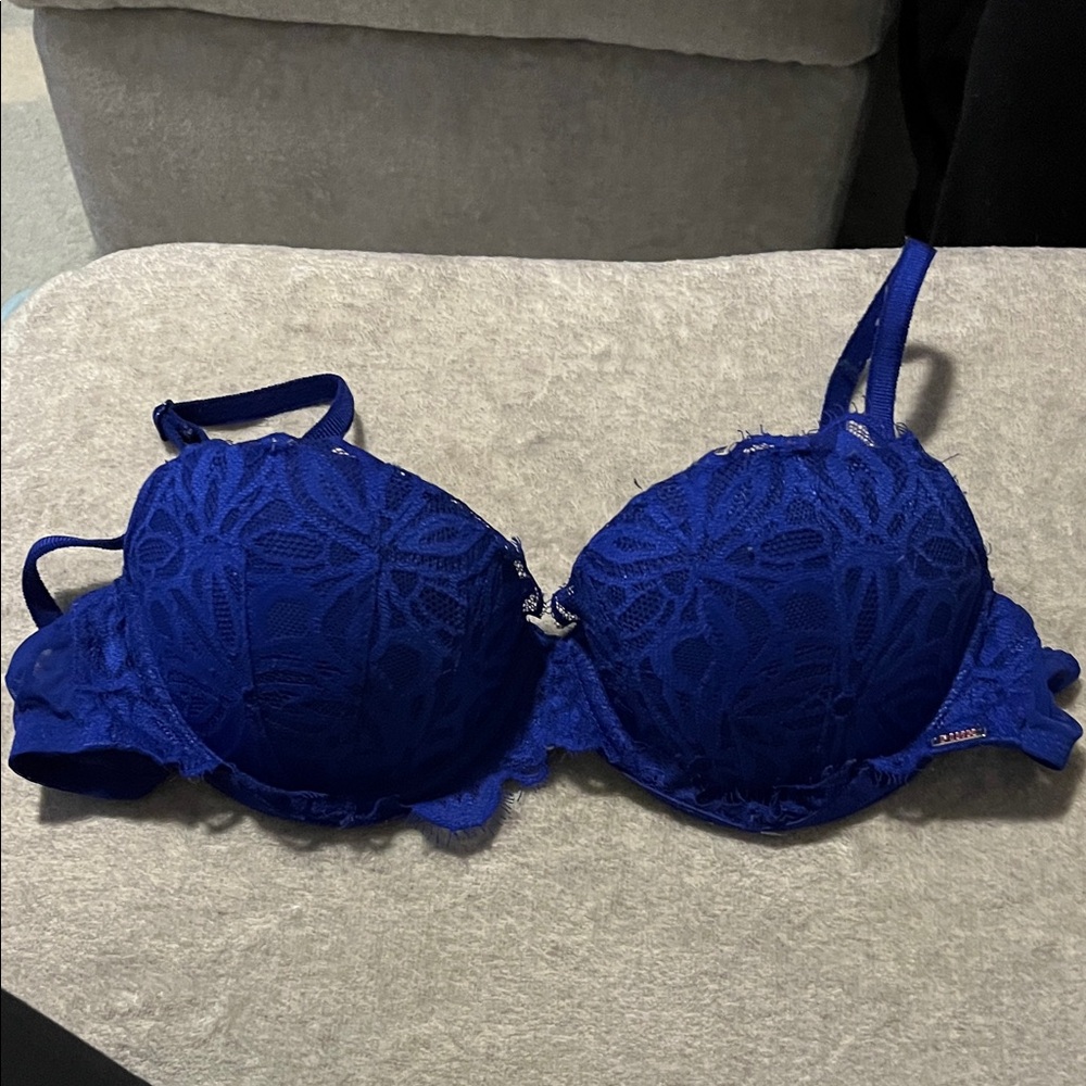 Victorias secret Pink - Blue Lace push up Bra